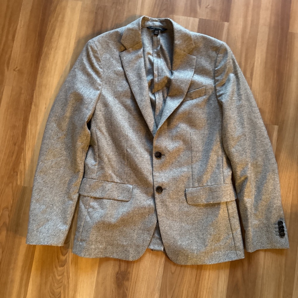 Banana Republic Gray Sport Coat Blazer